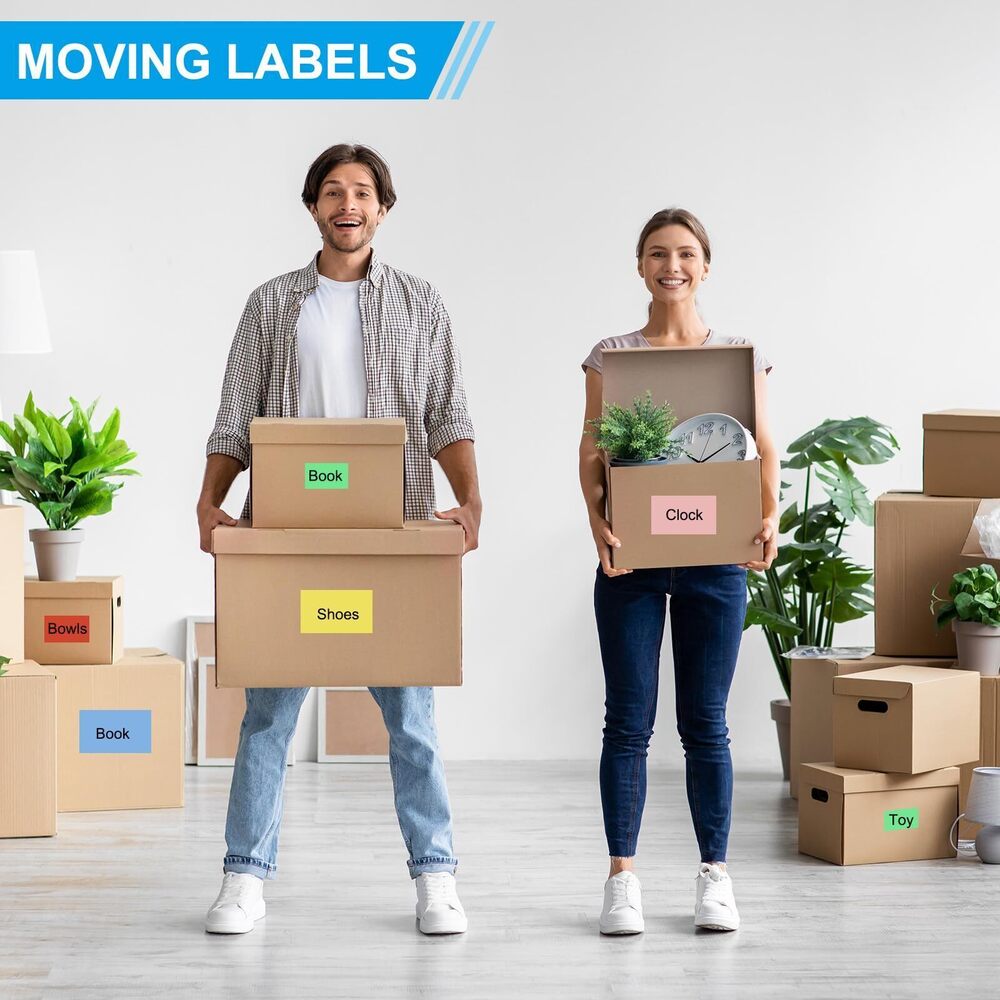 9940 Rectangular Color Coding Labels 3 x 2 Inch, 500 Pcs Rectangle Colored - Picture 6 of 7